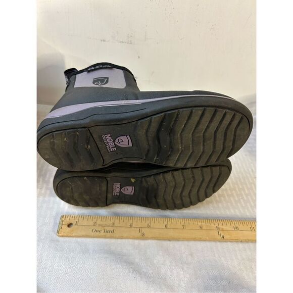 Noble Equestrian All season ankle boots gray Black Purple size 8? - Picture 9 of 10